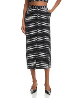 Frame Frame The Polka Dot Midi Skirt