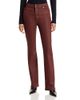 Frame Frame The Reboot High Rise Coated Bootcut Jeans in Currant - 1
