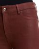 Frame Frame The Reboot High Rise Coated Bootcut Jeans in Currant - 5