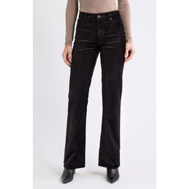 FRAME FRAME The Reboot Python Print High Waist Bootcut Velvet Jeans