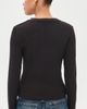FRAME FRAME The Rib Trim Cardigan Black - 3