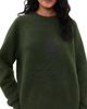 FRAME FRAME The Ritz Unisex Brushed Cashmere Sweater Military Green - 1