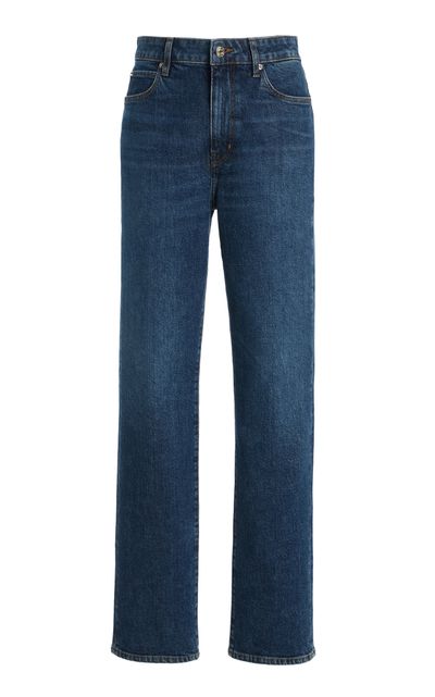 FRAME FRAME The Ruler HighRise StraightLeg Jeans Dark Wash 30
