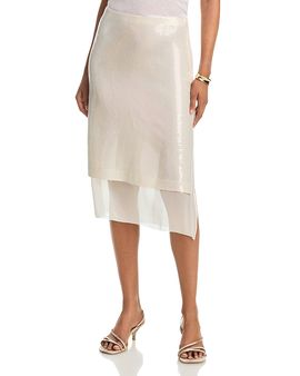Frame Frame The Sequin Starlight Silk Skirt
