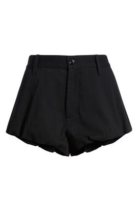 FRAME FRAME The Shell Bubble Hem Denim Shorts