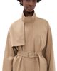 FRAME FRAME The Short Field Trench Coat Khaki - 1