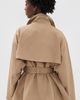 FRAME FRAME The Short Field Trench Coat Khaki - 3