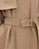 FRAME FRAME The Short Field Trench Coat Khaki - 6