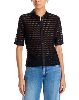 Frame Frame The Short Sleeve Bubble Stitch Shirt