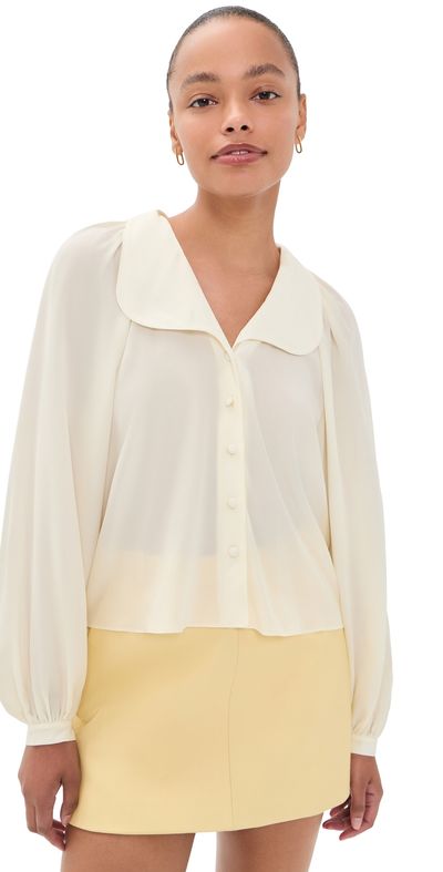 FRAME FRAME The Silk Gala Shirt Cream