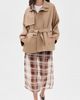 FRAME FRAME The Silk Organza Skirt Silver Peony Plaid - 6