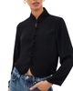 FRAME FRAME The Silk Salon Top Black - 1