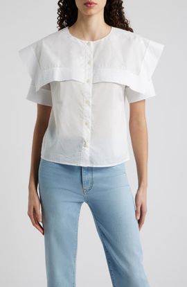 FRAME FRAME The Sleek Cape Button-Up Shirt