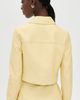 FRAME FRAME The Small Leather Jacket Lemon - 3