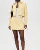 FRAME FRAME The Small Leather Jacket Lemon - 5