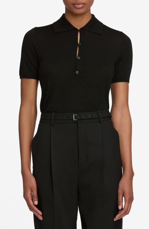 FRAME FRAME The Smart Merino Wool Polo Sweater