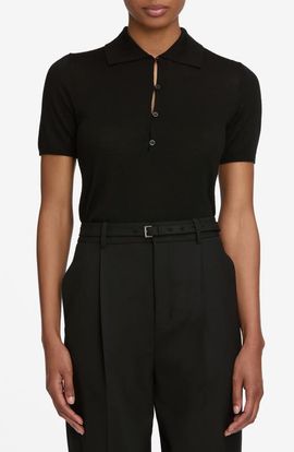 FRAME FRAME The Smart Merino Wool Polo Sweater