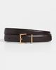 FRAME FRAME The Square Buckle Belt Dark Brown - 2