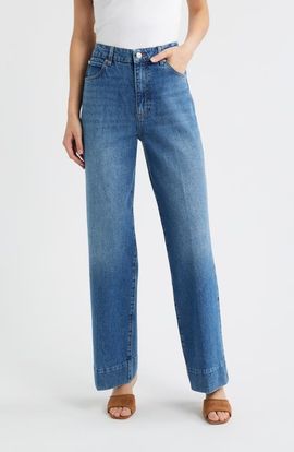 FRAME FRAME The Streamline High Waist Straight Leg Jeans