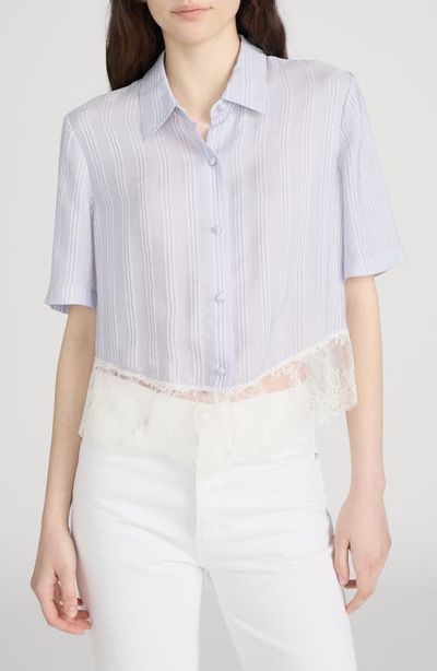 FRAME FRAME The Stripe Silk Shirt