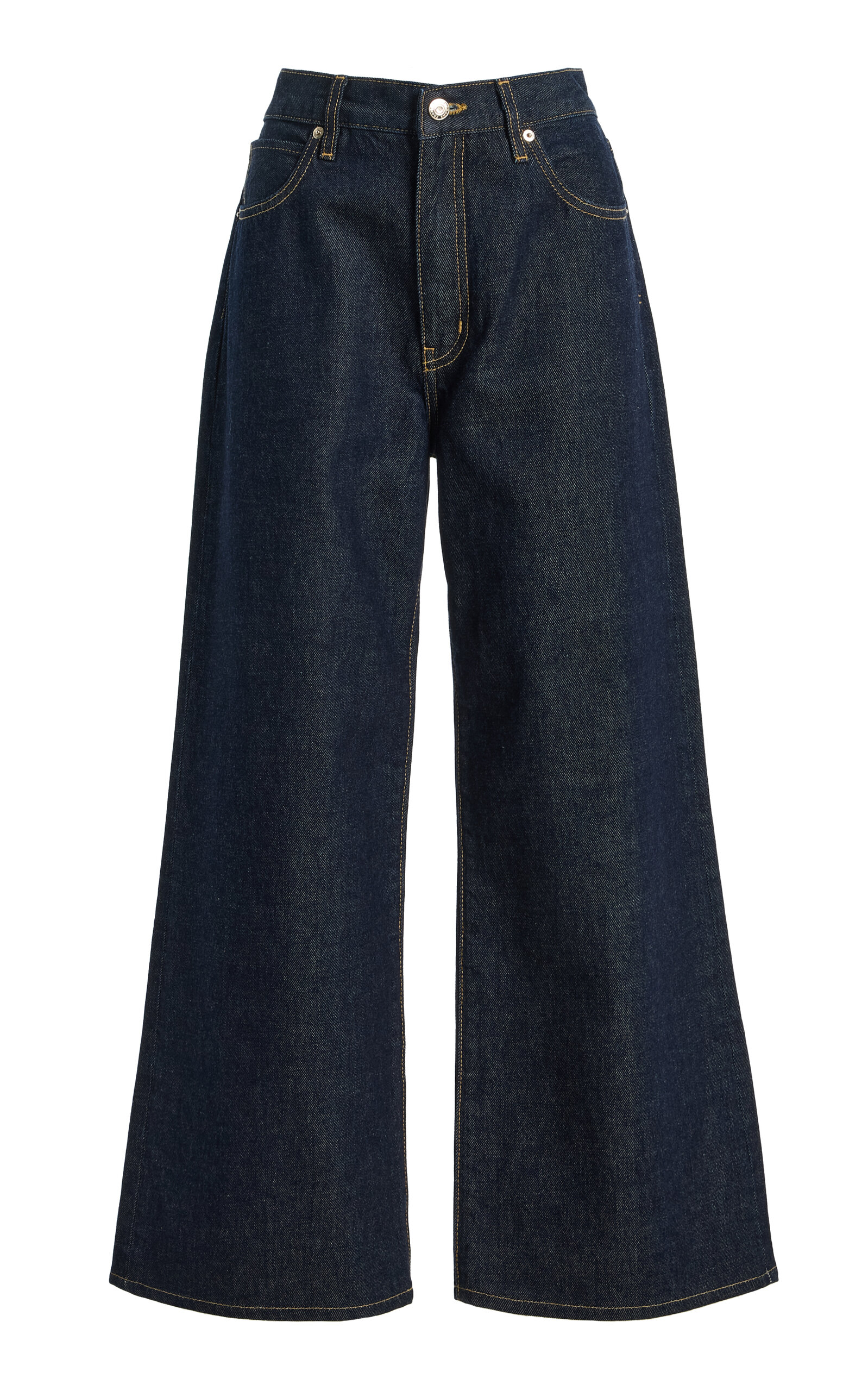 FRAME FRAME The Swing Rigid MidRise WideLeg Jeans