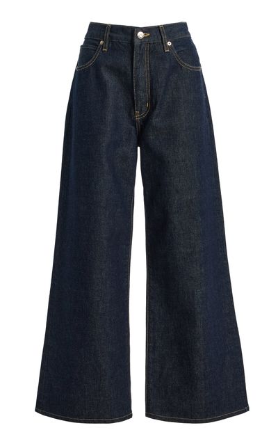 FRAME FRAME The Swing Rigid MidRise WideLeg Jeans