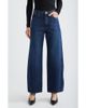 FRAME FRAME The Twisted Seam Bow High Waist Barrel Leg Jeans - 1