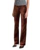 Frame Frame The Velvet Rodeo Low Rise Jeans in Deep Garnet Brocade - 3