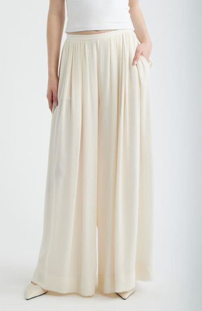 FRAME FRAME The Wave Silk Chiffon Pants