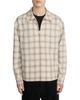 Frame Frame Wool Blend Plaid Zip Overshirt - 1