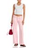 Frame Frame x Amelia Gray The Pixie Gray Low Rise Wide Flare Leg Jeans in Cotton Candy - 2