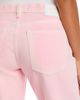 Frame Frame x Amelia Gray The Pixie Gray Low Rise Wide Flare Leg Jeans in Cotton Candy - 5