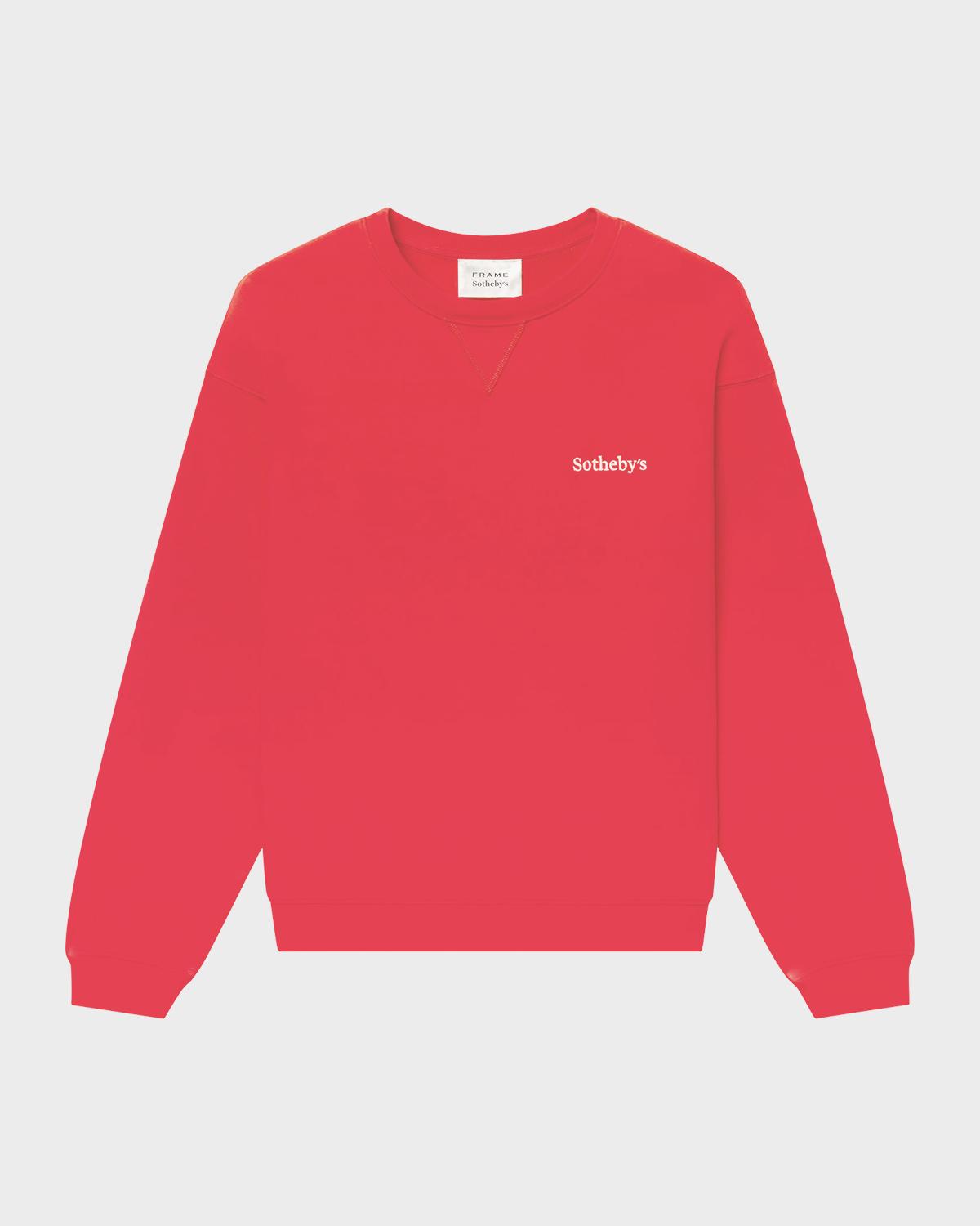 FRAME FRAME x Sotheby & apos;s Cotton Crewneck Sweatshirt