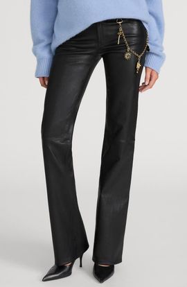FRAME FRAME x The Ritz Paris Rodeo Straight Leg Leather Jeans