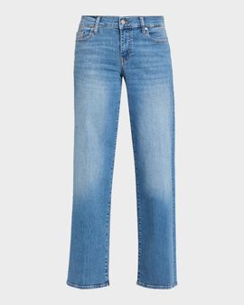 FRAME Le Slim Low-Rise Wide-Leg Jeans