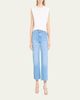 FRAME Le Slim Palazzo Crop Jeans - 2