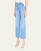 FRAME Le Slim Palazzo Crop Jeans - 4
