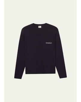 FRAME Men's FRAME x Sotheby's Cotton Crewneck T-Shirt