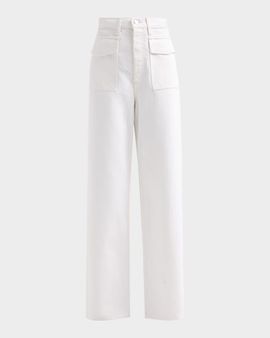 FRAME The Collegiate Flap Pocket Jeans