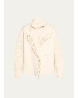 FRAME The Fringe Wool Coat
