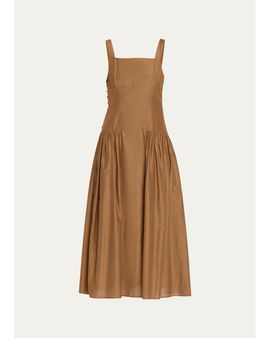 FRAME The Garden Midi Dress