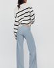 FRAME The Gray Corduroy Low-Rise Wide-Leg Jeans - 5