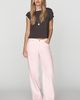 FRAME The Gray Low-Rise Wide-Leg Cotton Jeans - 1