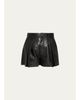 FRAME The Leather Structural Shorts - 1