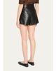 FRAME The Leather Structural Shorts - 3