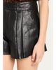 FRAME The Leather Structural Shorts - 5