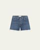 FRAME The Long Hand Denim Shorts - 1