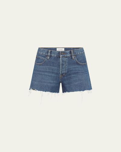 FRAME The Long Hand Denim Shorts