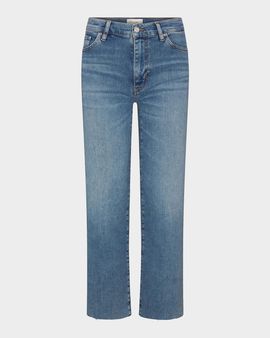 FRAME The Mellow High-Rise Straight-Leg Jeans