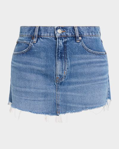 FRAME The Mini Denim Skirt